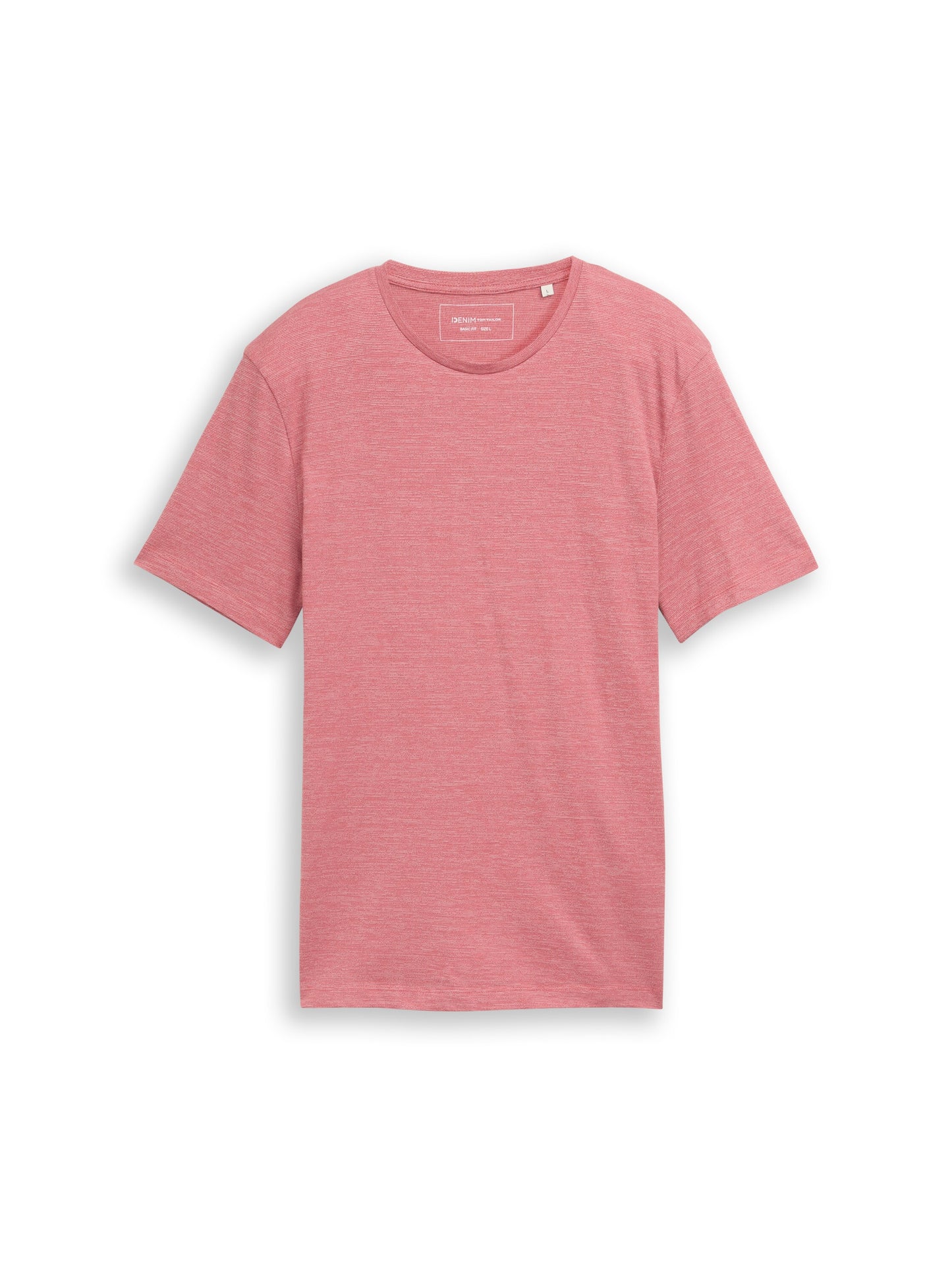 T-Shirt in Melange-Optik