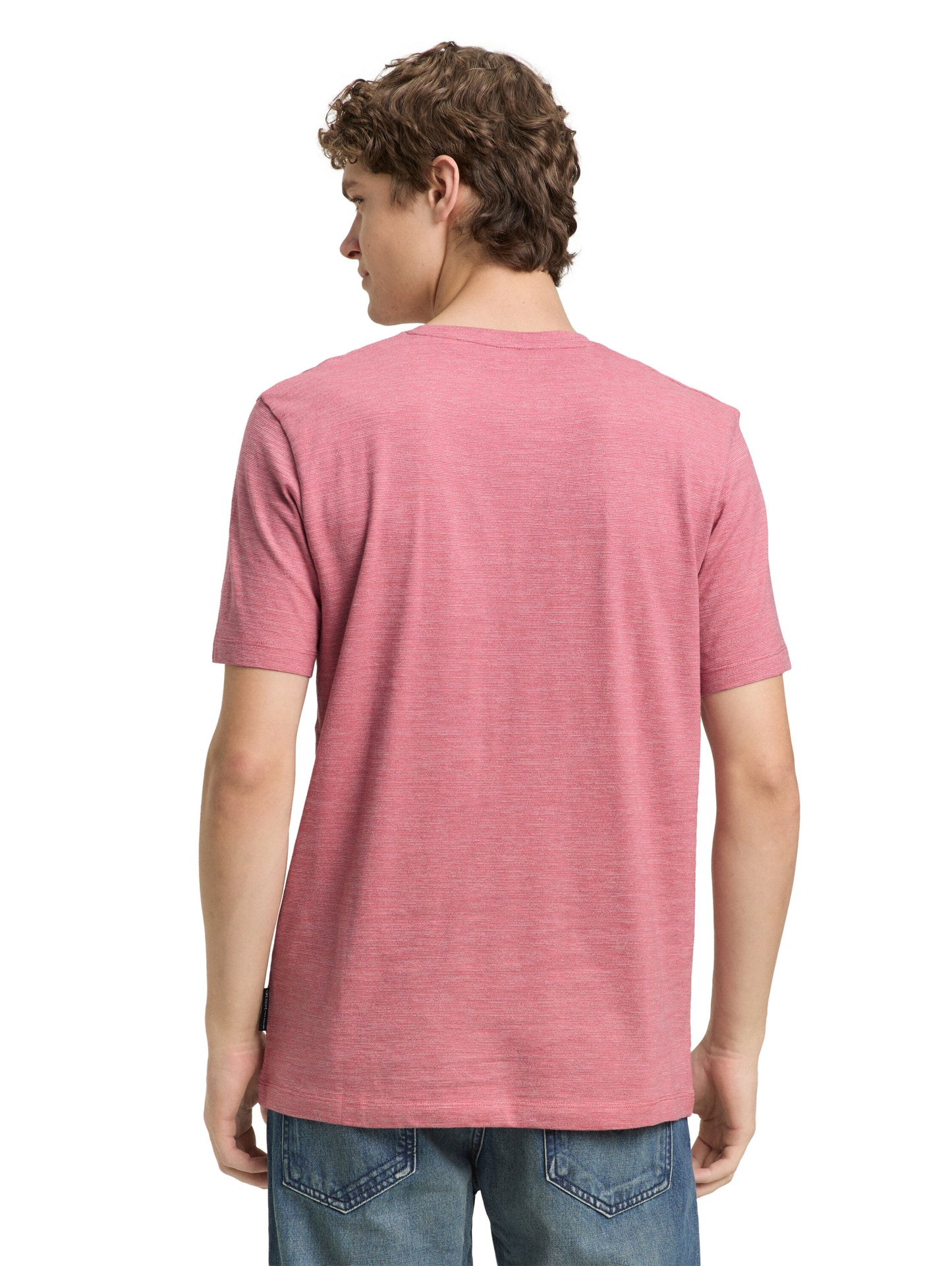 T-Shirt in Melange-Optik