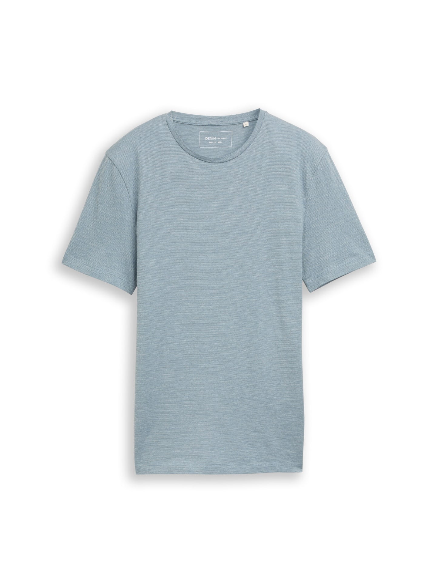 T-Shirt in Melange-Optik
