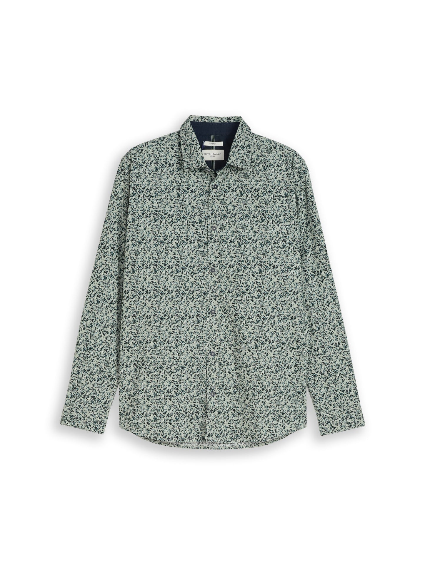 Fitted Hemd mit Muster