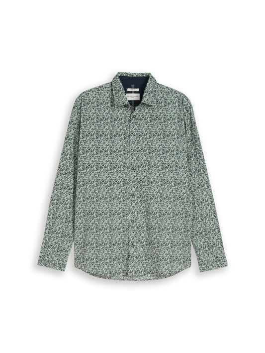 Fitted Hemd mit Muster