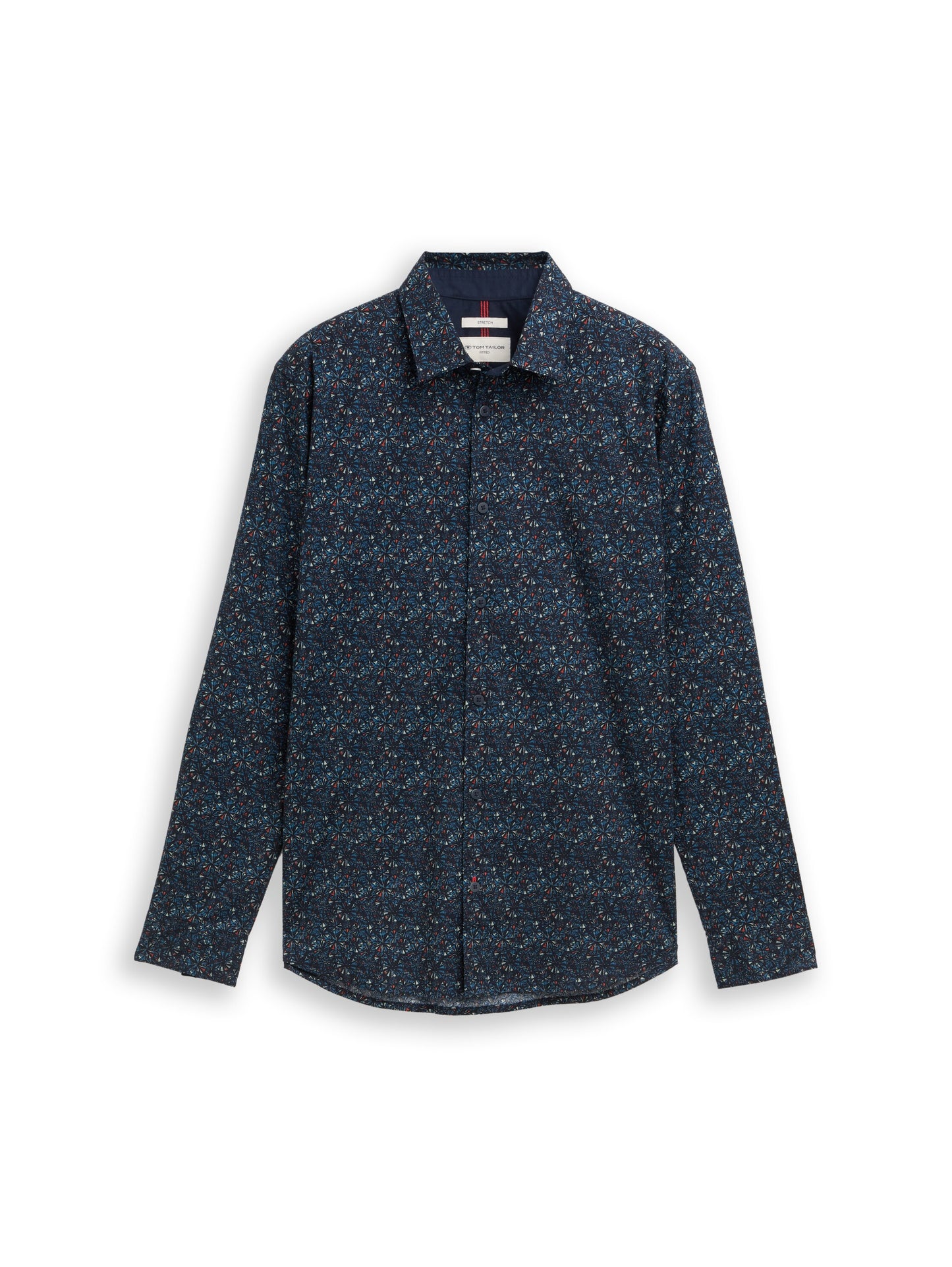 Fitted Hemd mit Muster