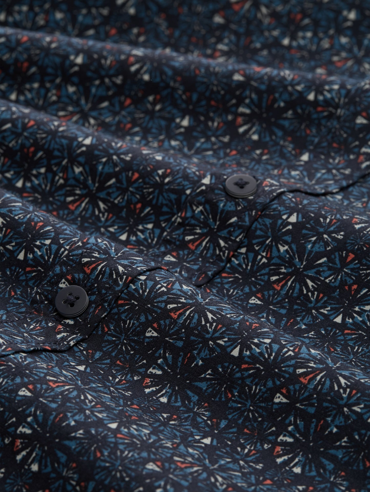 Fitted Hemd mit Muster