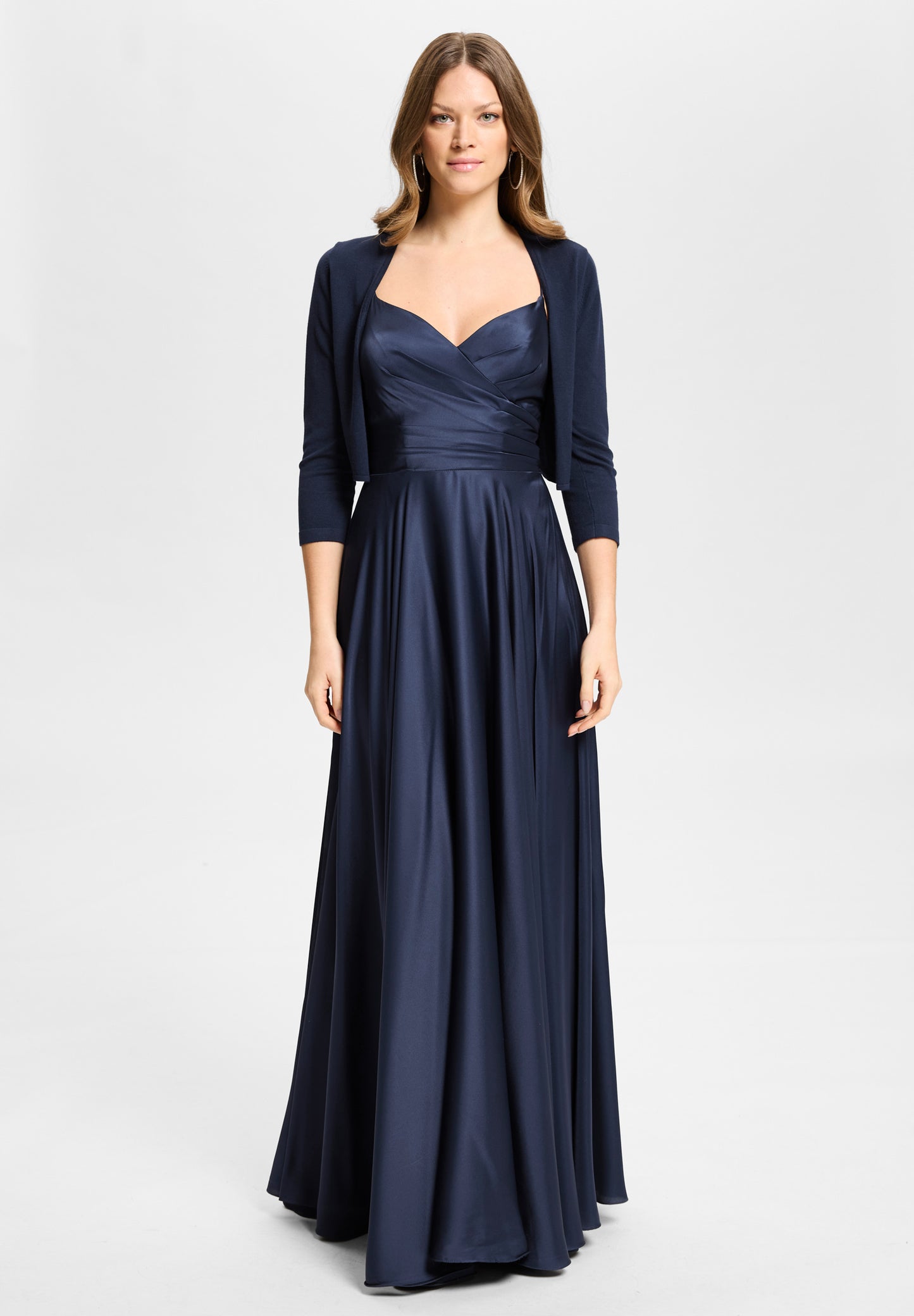 Strickbolero mit 3/4-Arm