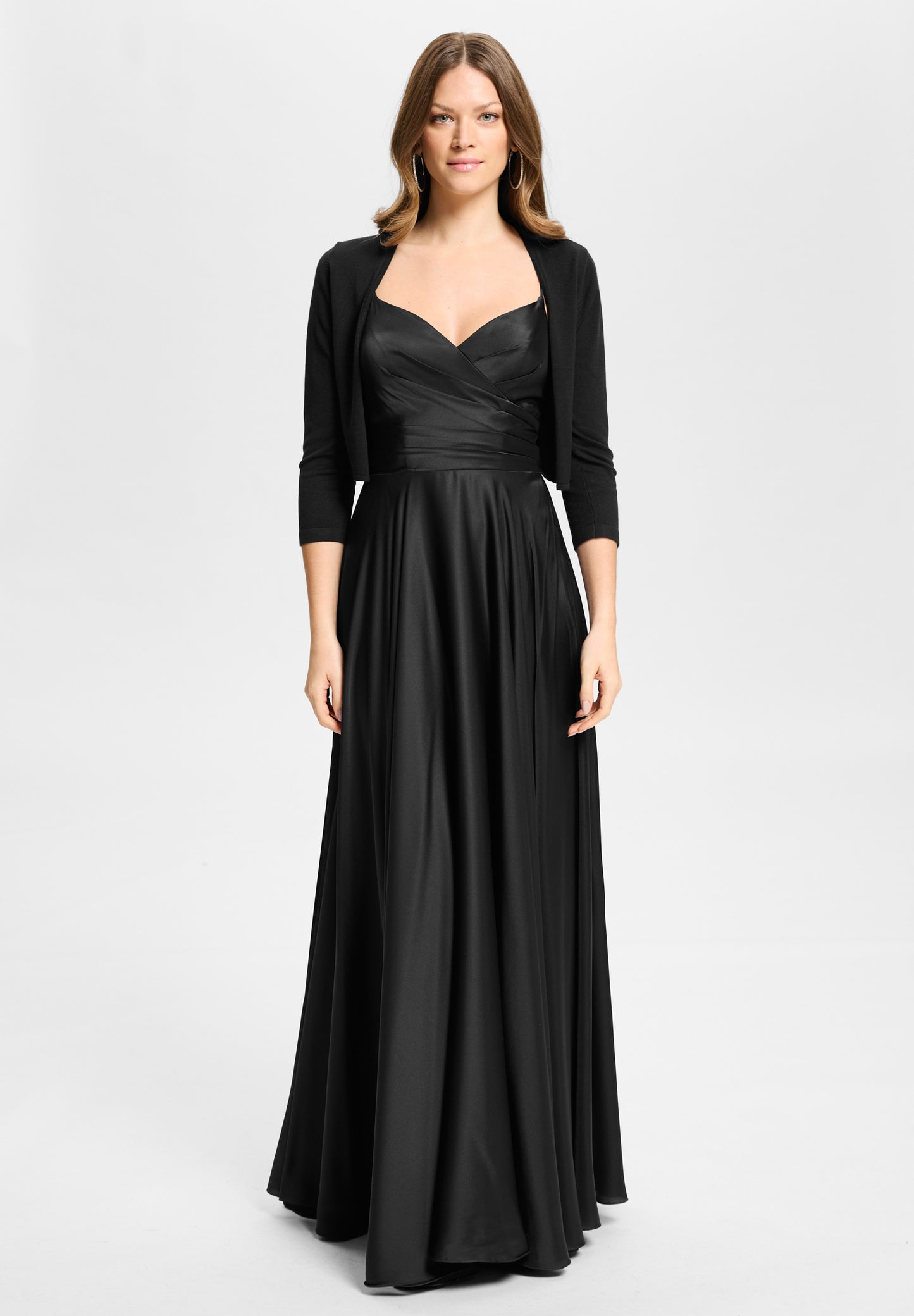 Strickbolero mit 3/4-Arm