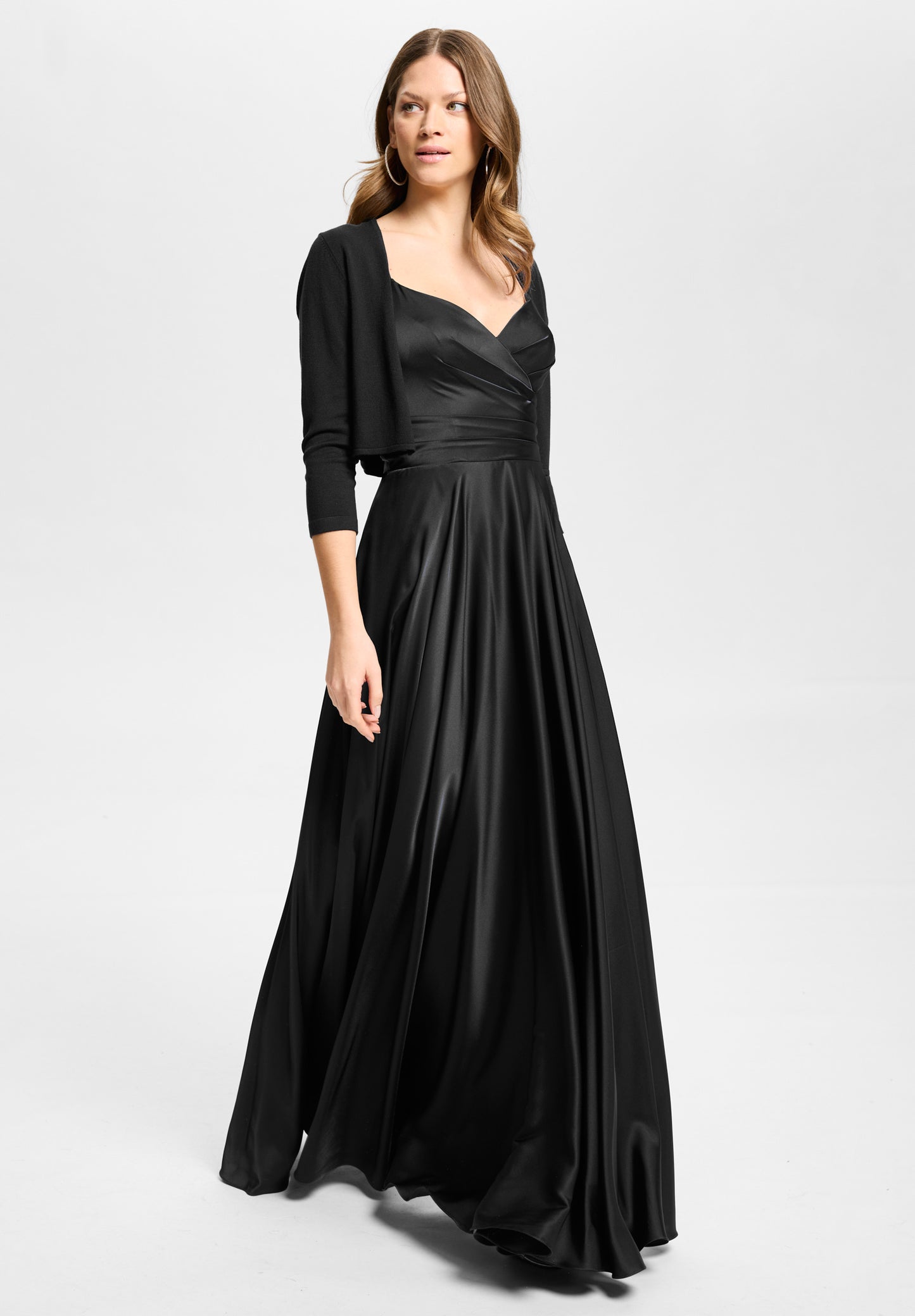 Strickbolero mit 3/4-Arm