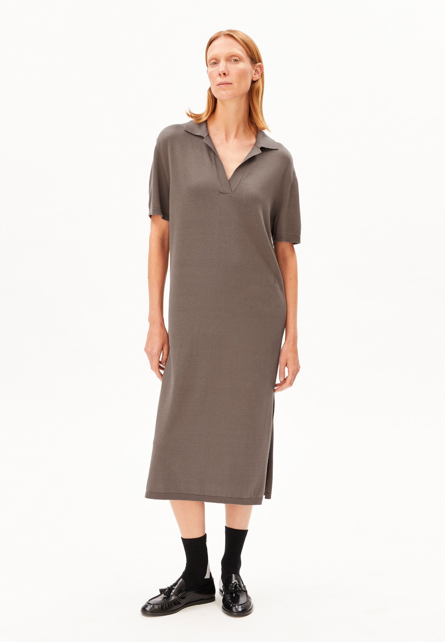 FINE POLO KNIT DRESS