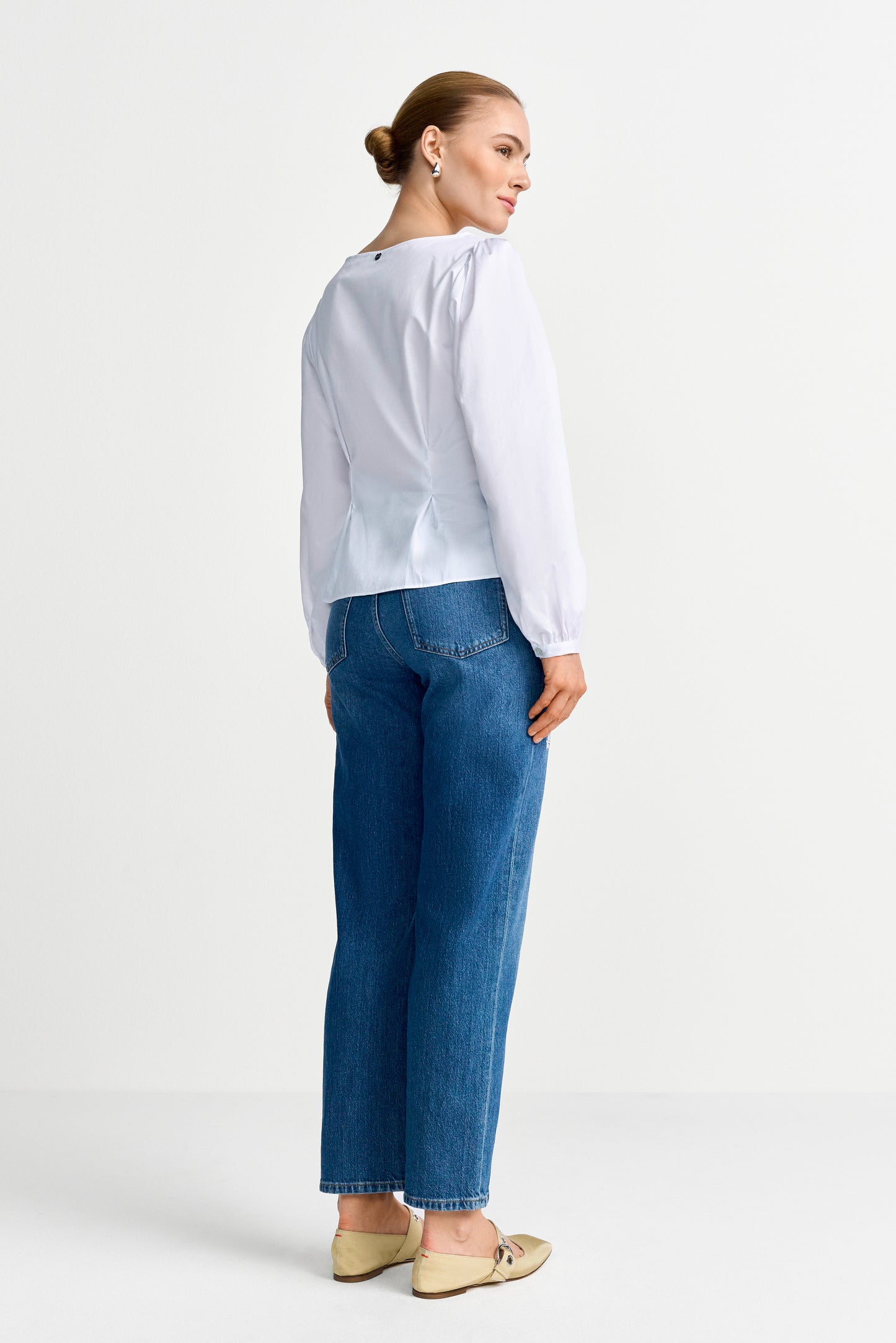 Relaxed Floral Denim