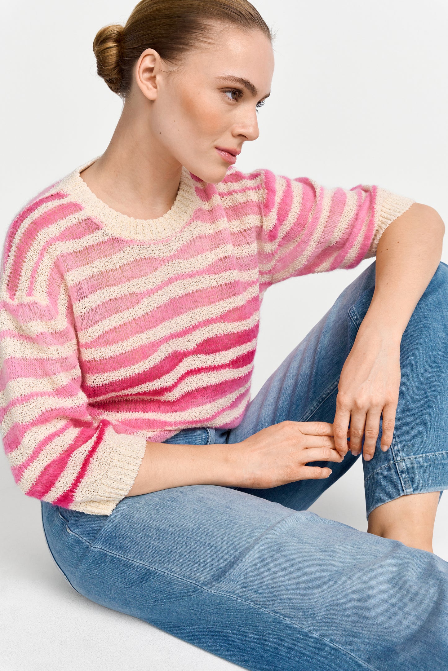 CNK Irregular Stripes SH SLVS