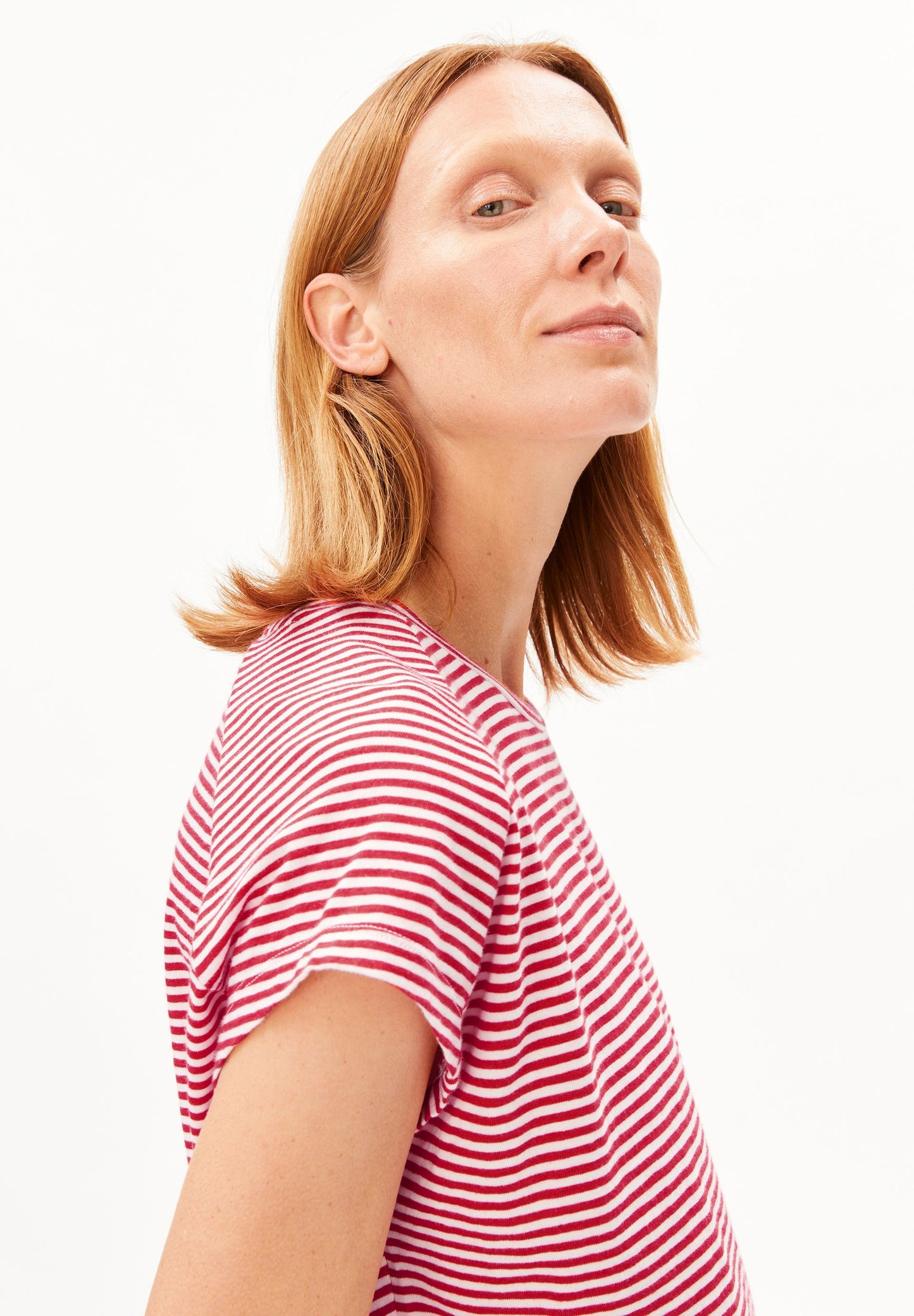 SLUB JERSEY STRIPE T-SHIRT