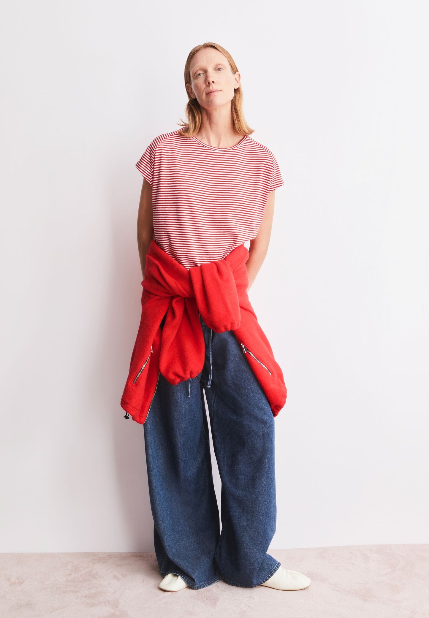 SLUB JERSEY STRIPE T-SHIRT
