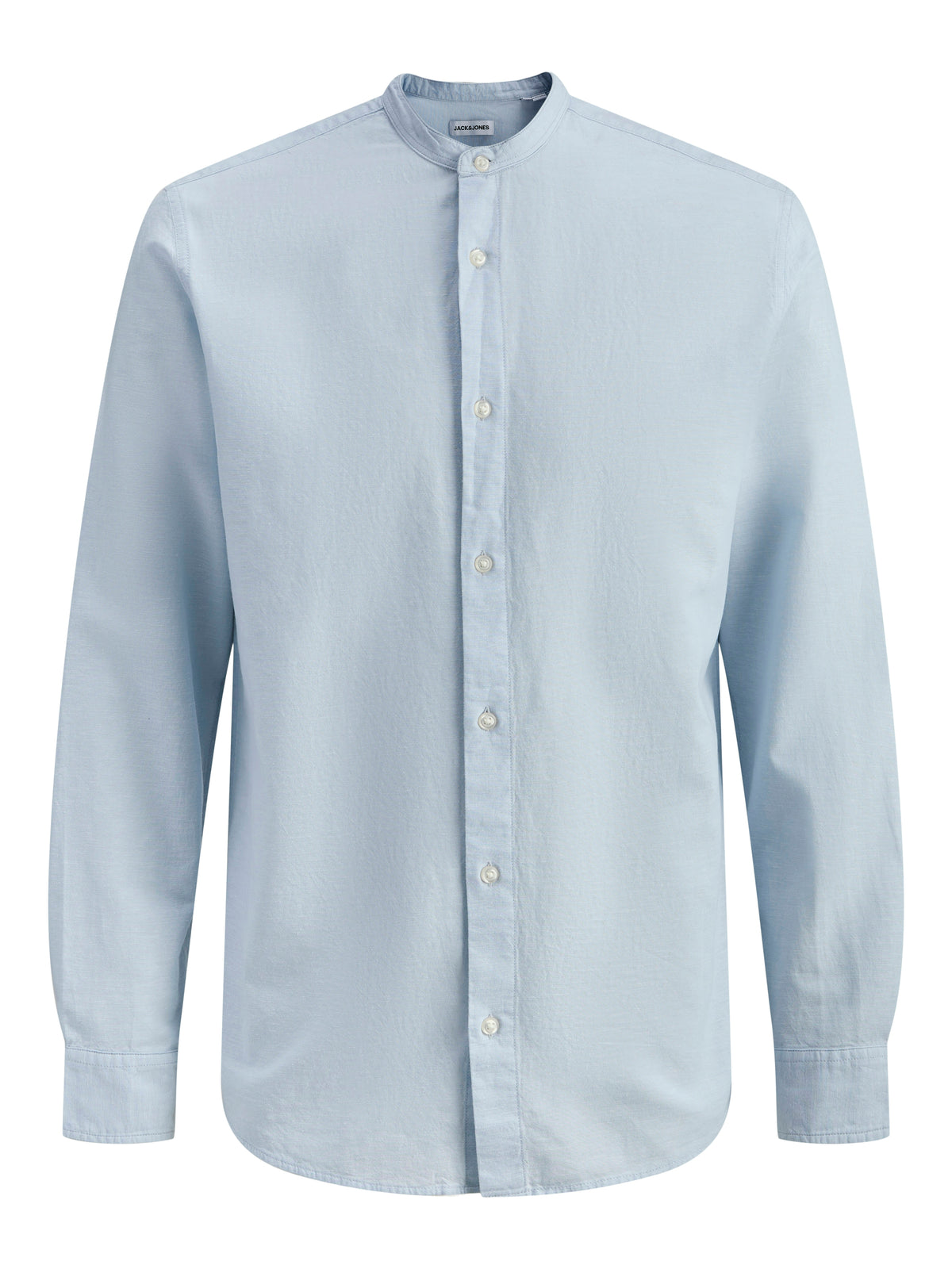 JJEBREEZE LINEN BLEND BAND SHIRT L/S SN