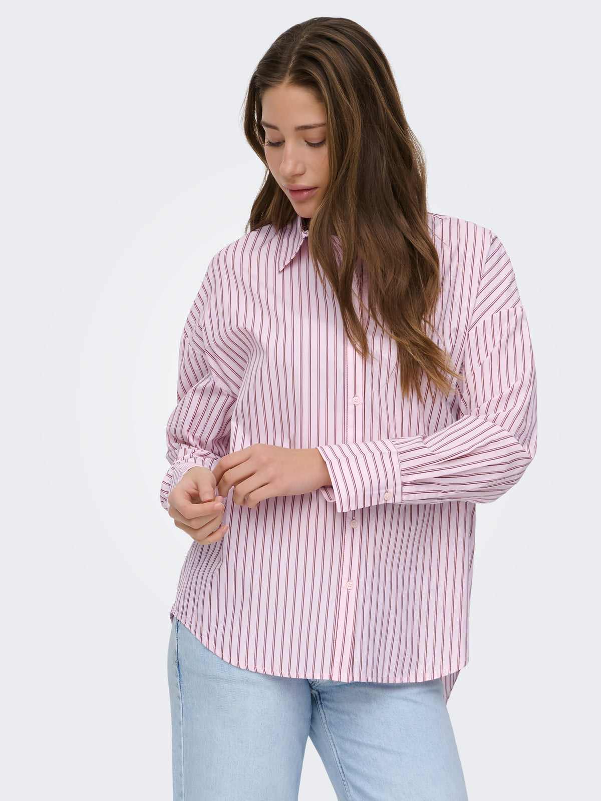 ONLOREGON ALVA LS REG SHIRT NOOS WVN