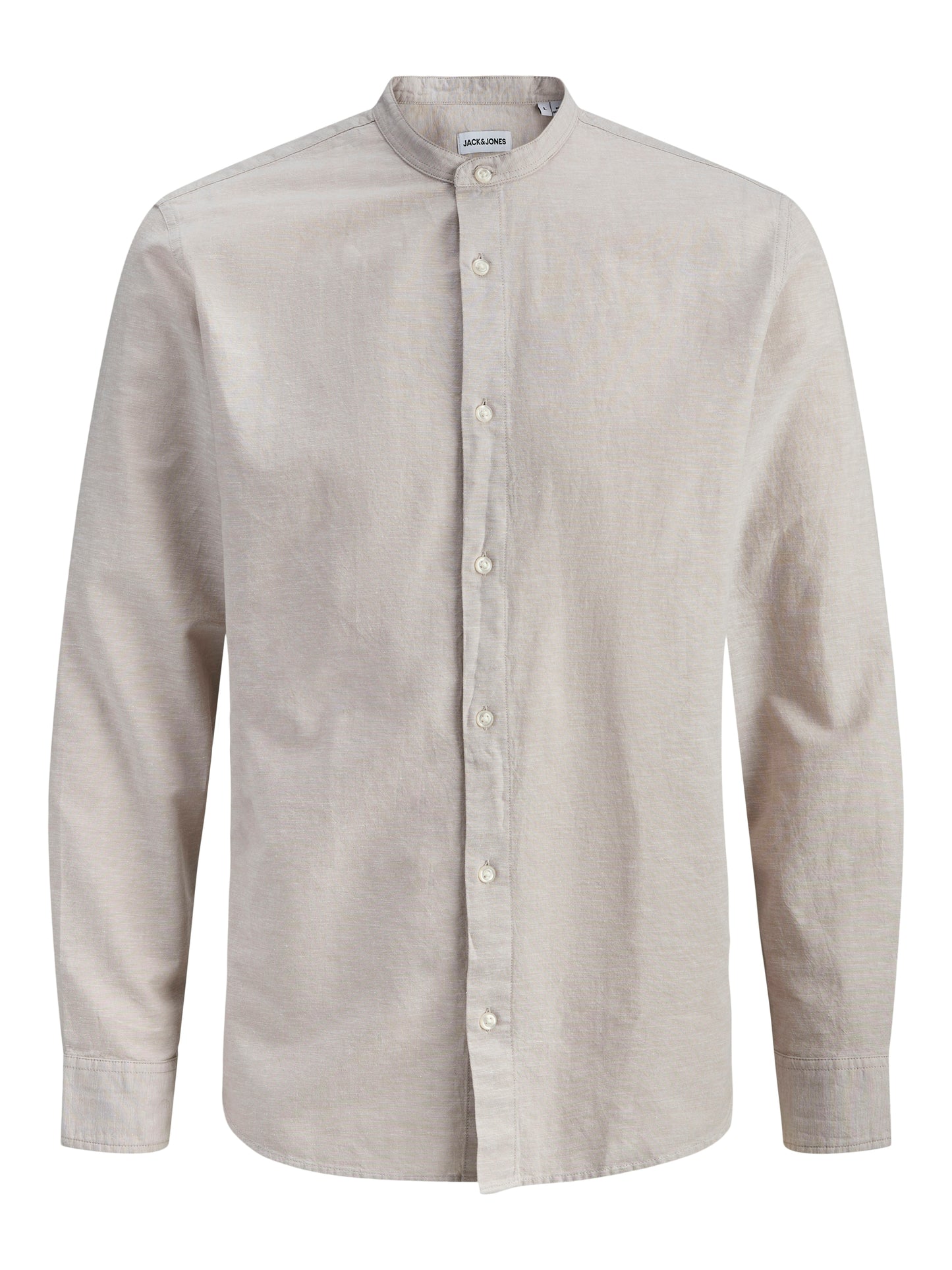 JJEBREEZE LINEN BLEND BAND SHIRT L/S SN