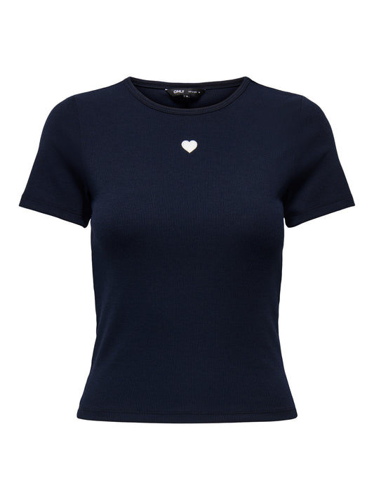 ONLELVA JUNE EMB S/S TEE JRS NOOS