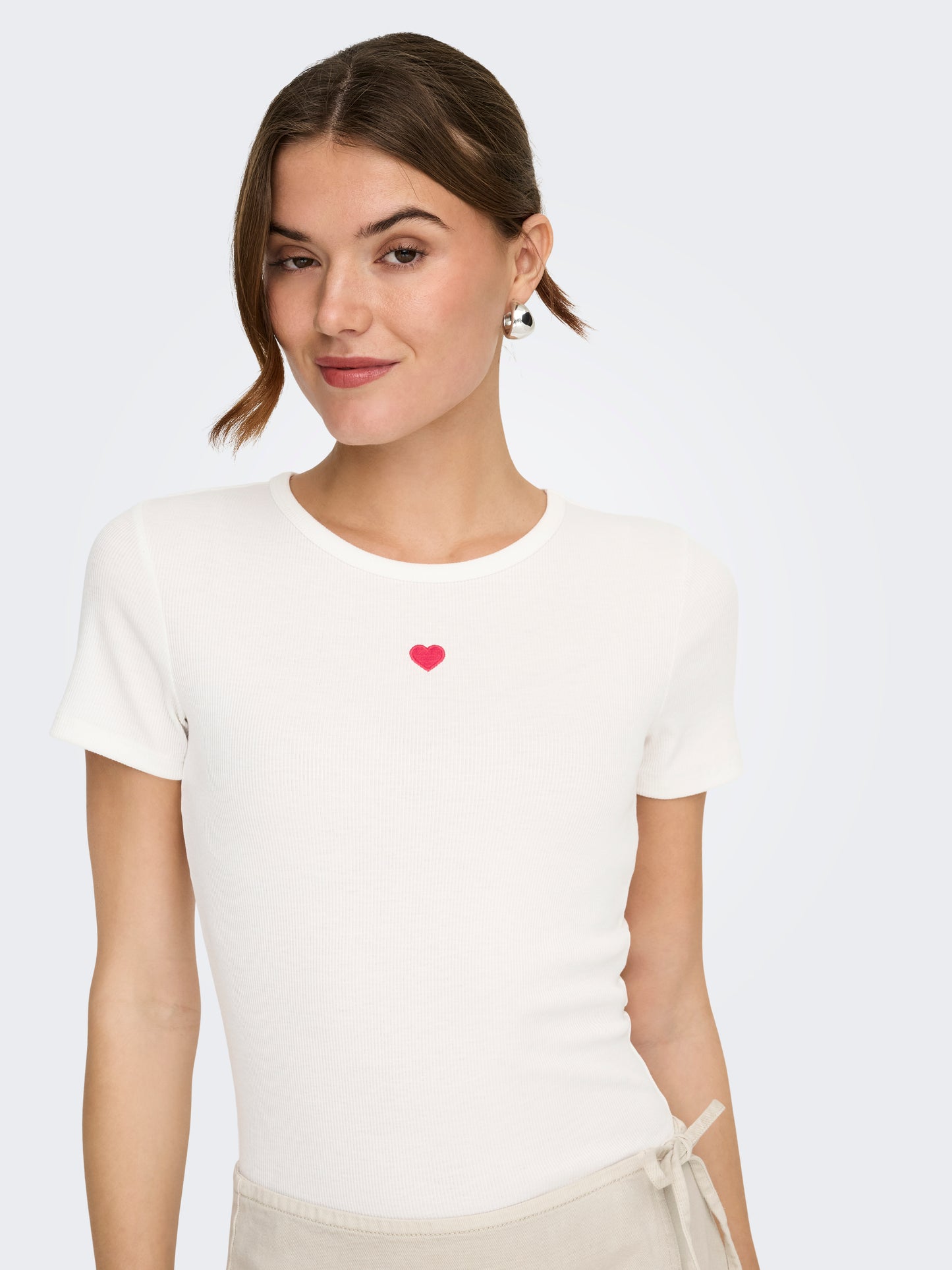 ONLELVA JUNE EMB S/S TEE JRS NOOS