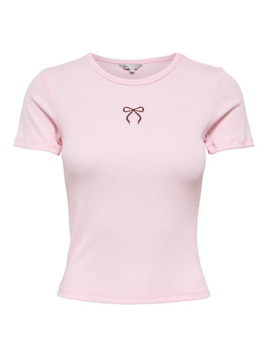 ONLELVA JUNE EMB S/S TEE JRS NOOS