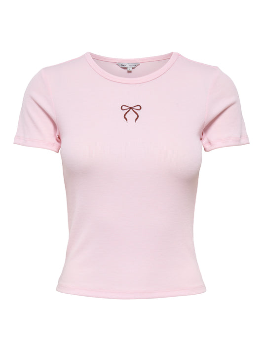 ONLELVA JUNE EMB S/S TEE JRS NOOS