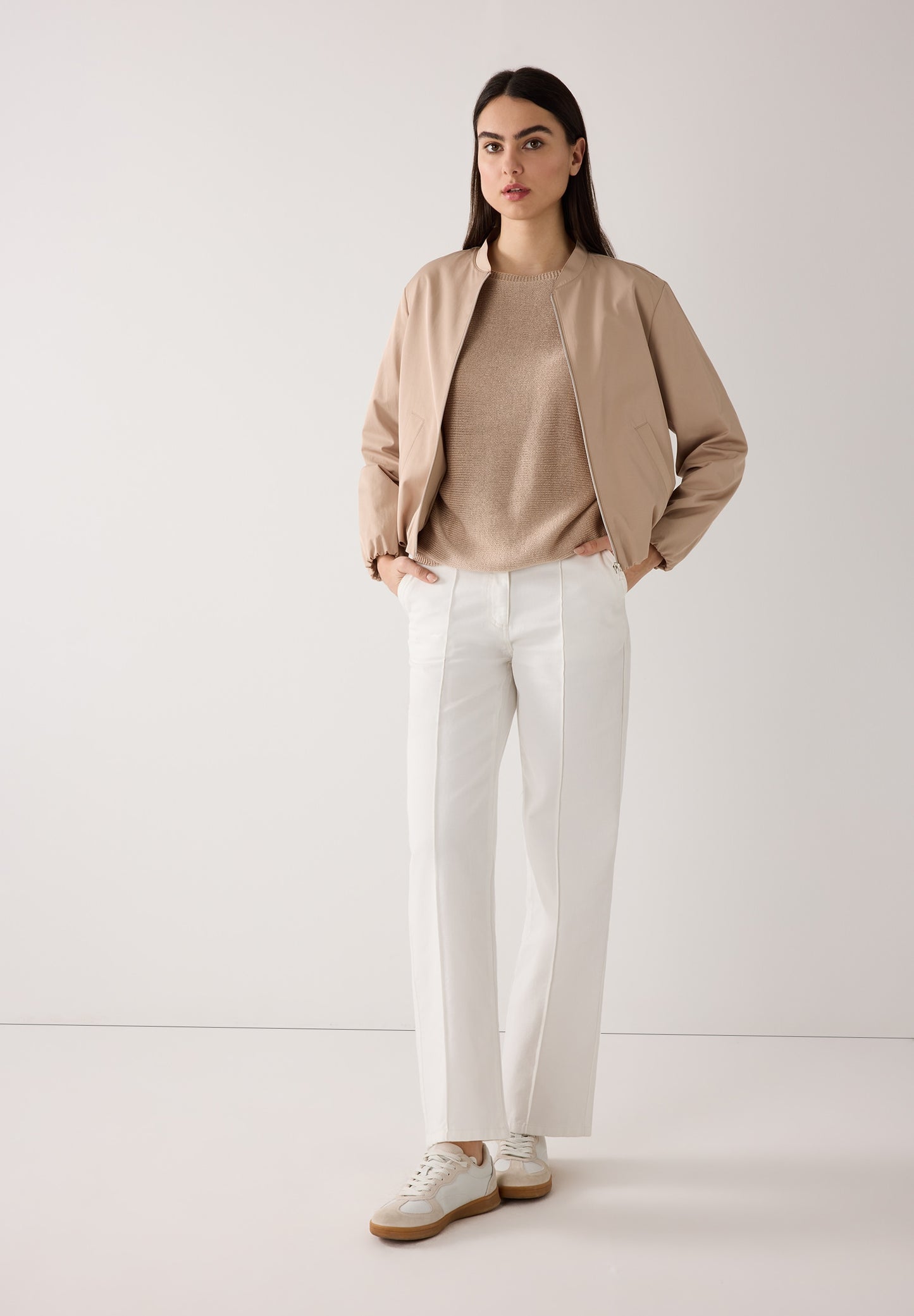 Fledermauspullover mit Glanzeffekt