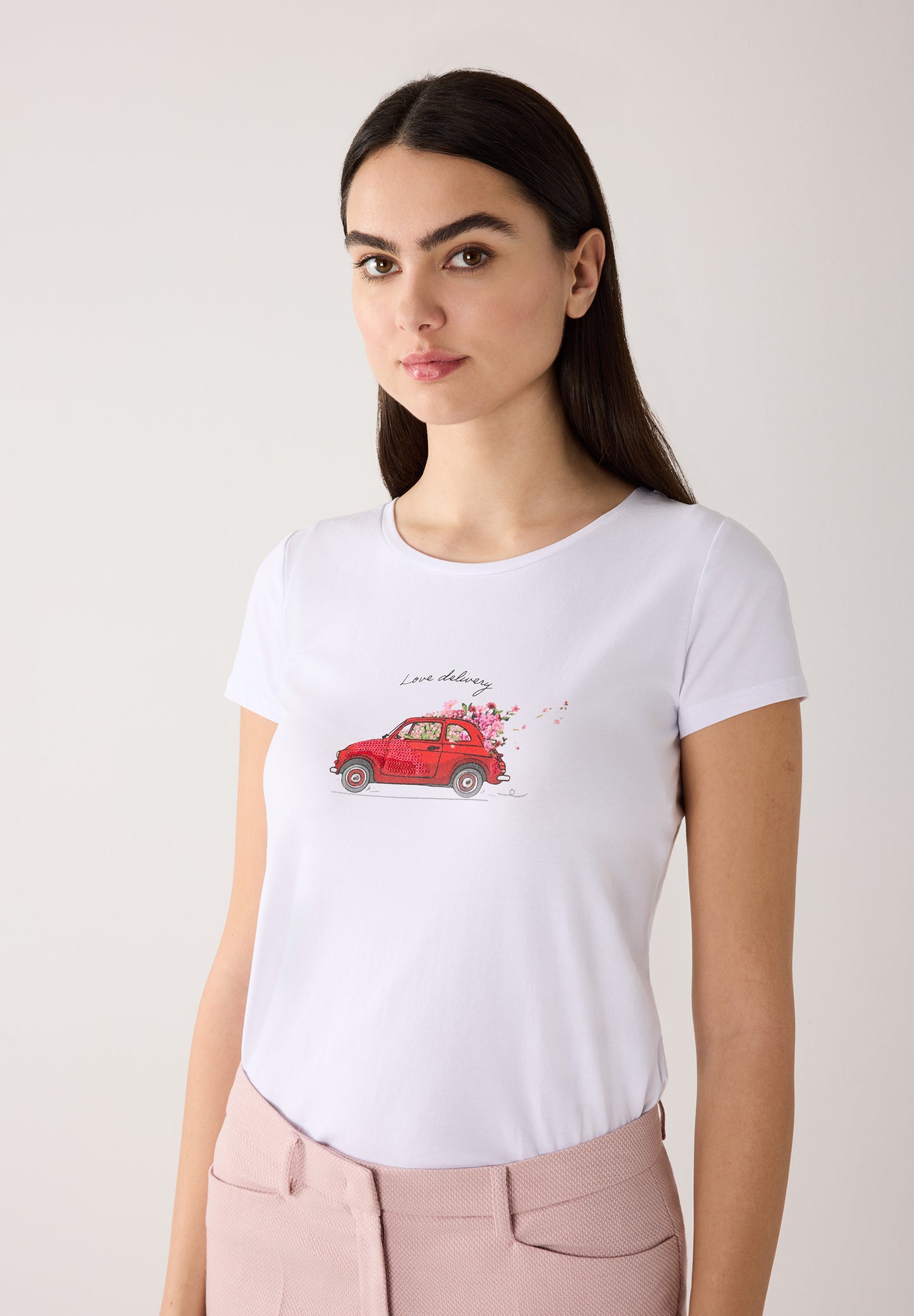 T-Shirt mit Frontprint