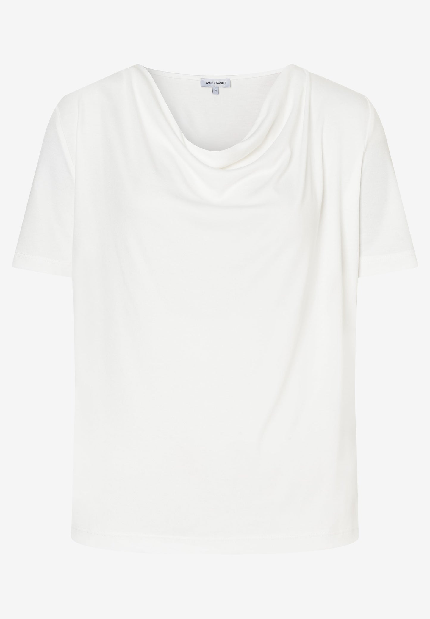 Shirt mit Wasserfall-Ausschnitt