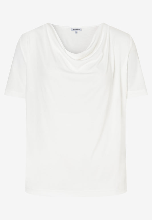 Shirt mit Wasserfall-Ausschnitt