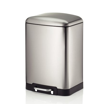 Treteimer Davino Edelstahl silber matt Sil. Close 27,0x23,5x40,0cm 12,, silber matt