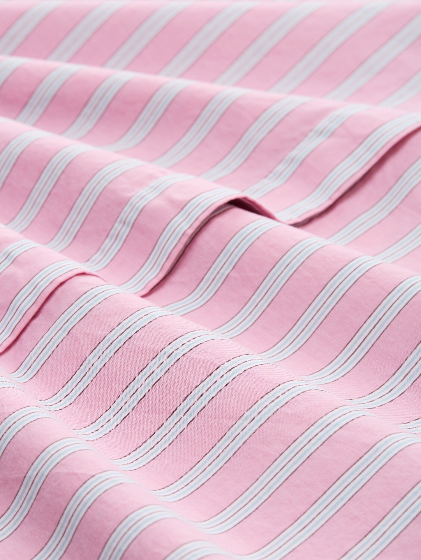 Oversize Hemdbluse mit Streifenmuster