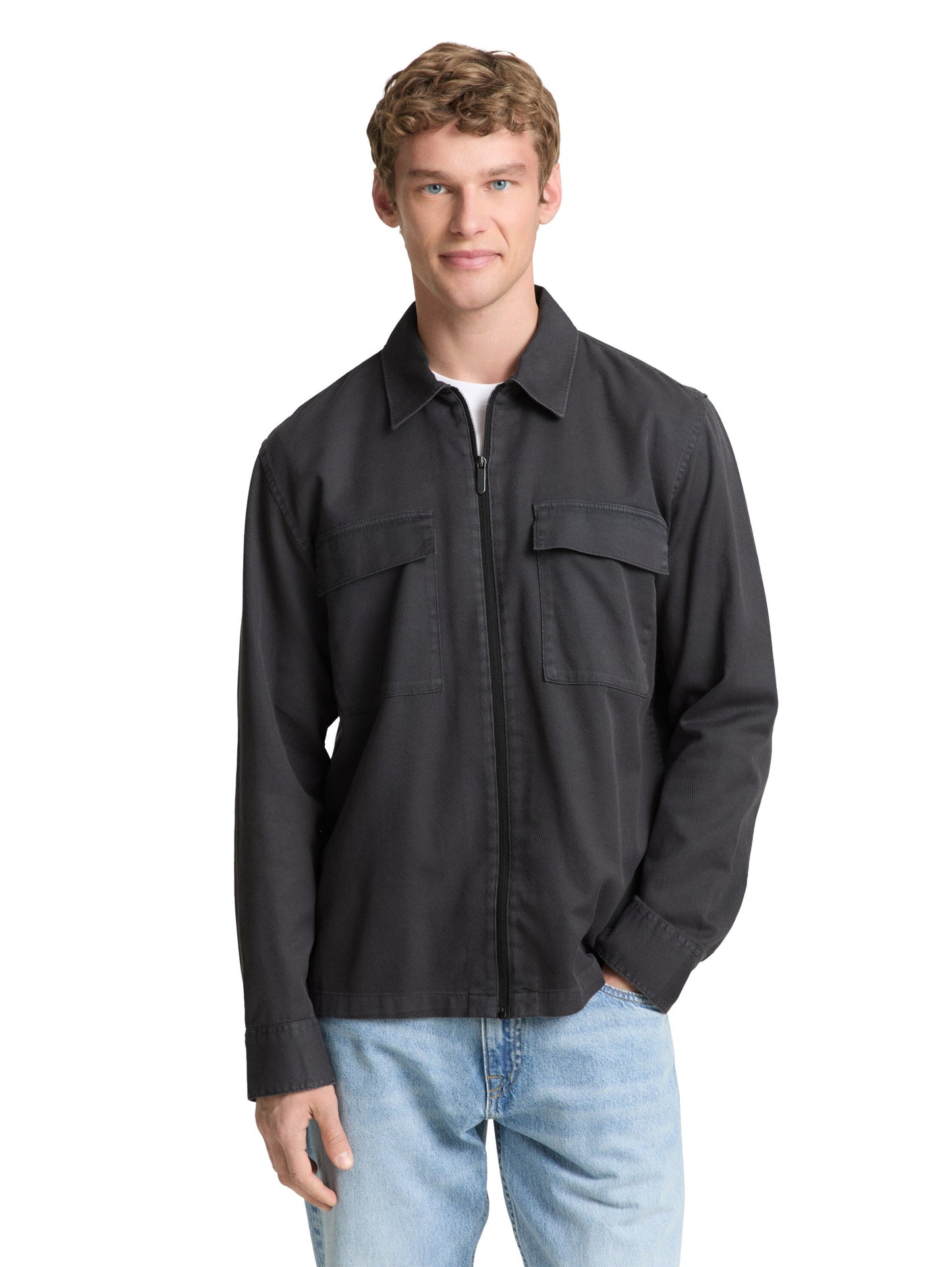 Overshirt mit Reißverschluss