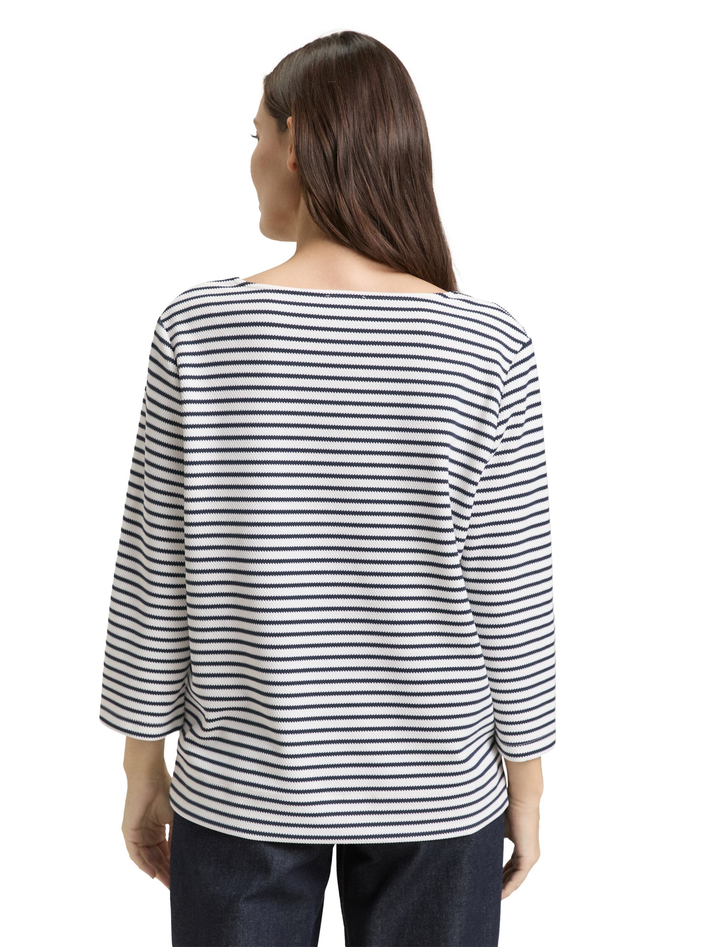 Langarmshirt mit Streifenmuster