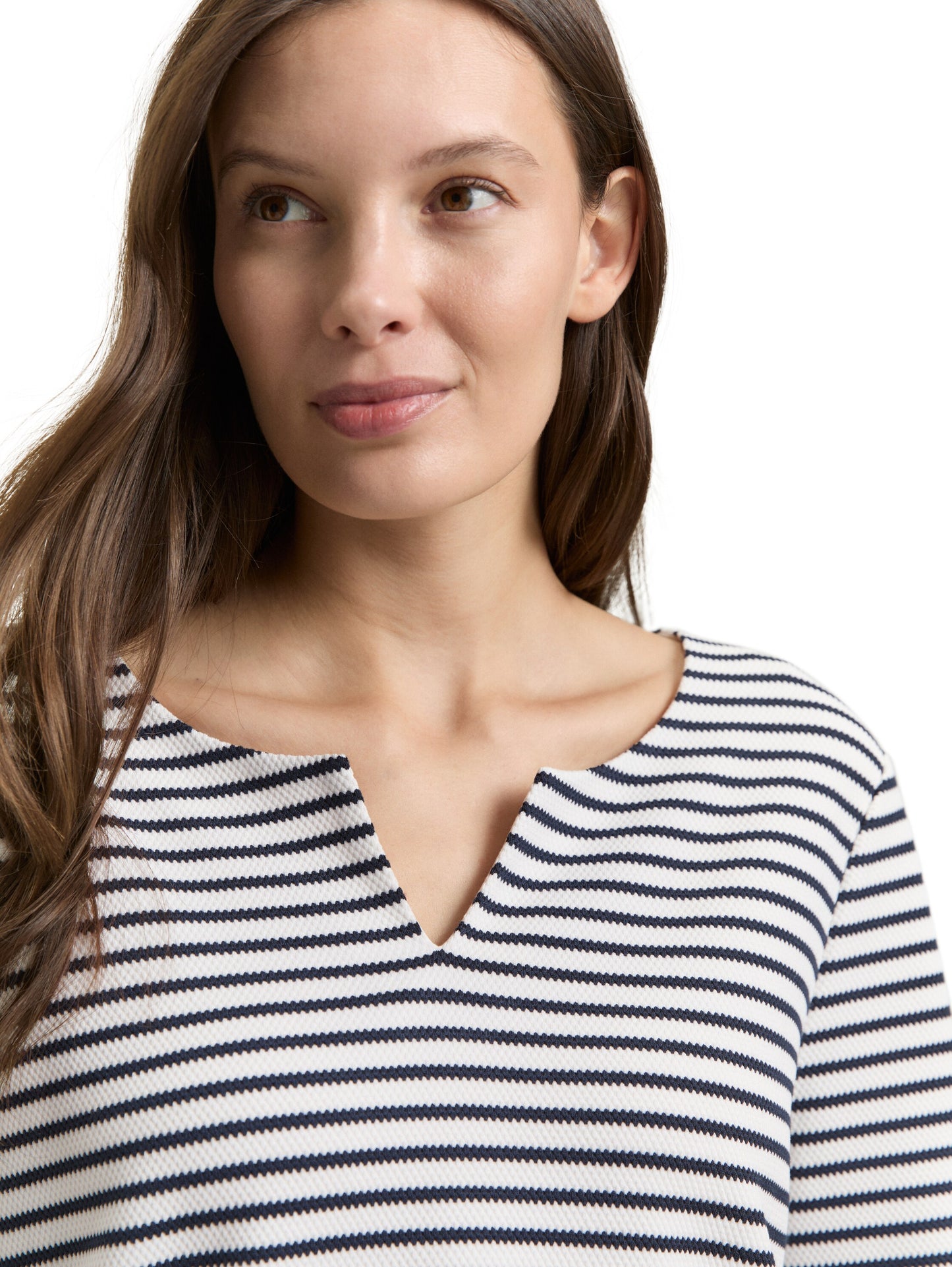 Langarmshirt mit Streifenmuster