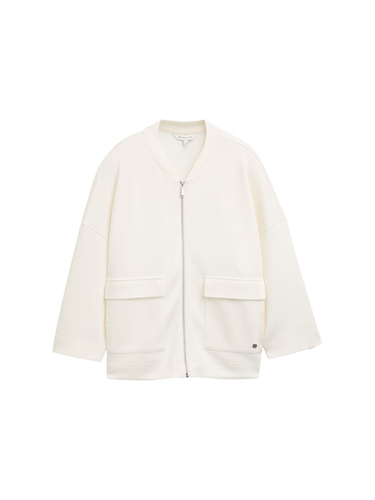 Sweatjacke aus Scuba