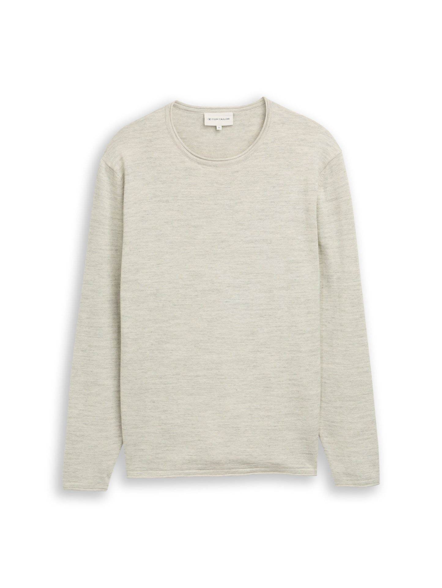 Strickpullover in Melange-Optik