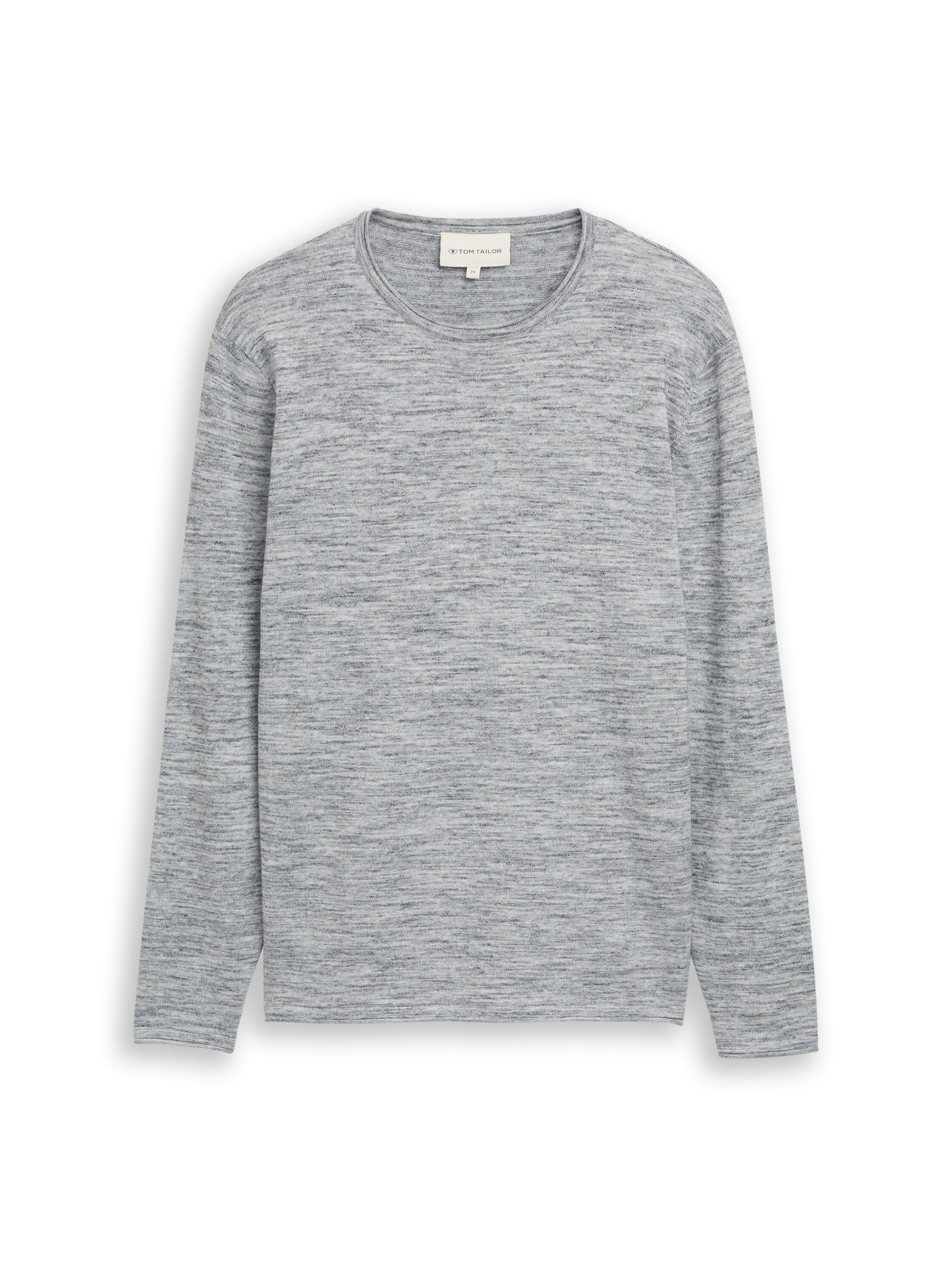 Strickpullover in Melange-Optik