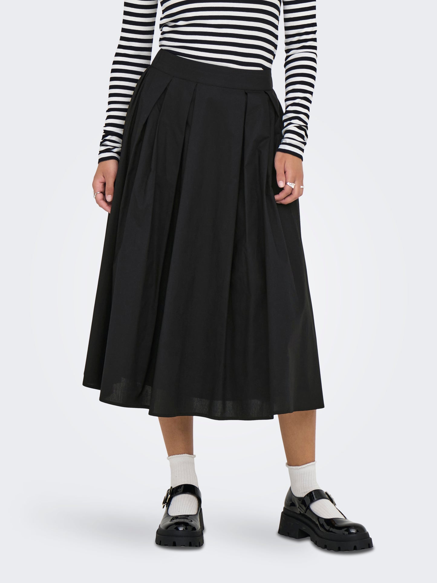 ONLMAILA LONG PLEAT SKIRT WVN