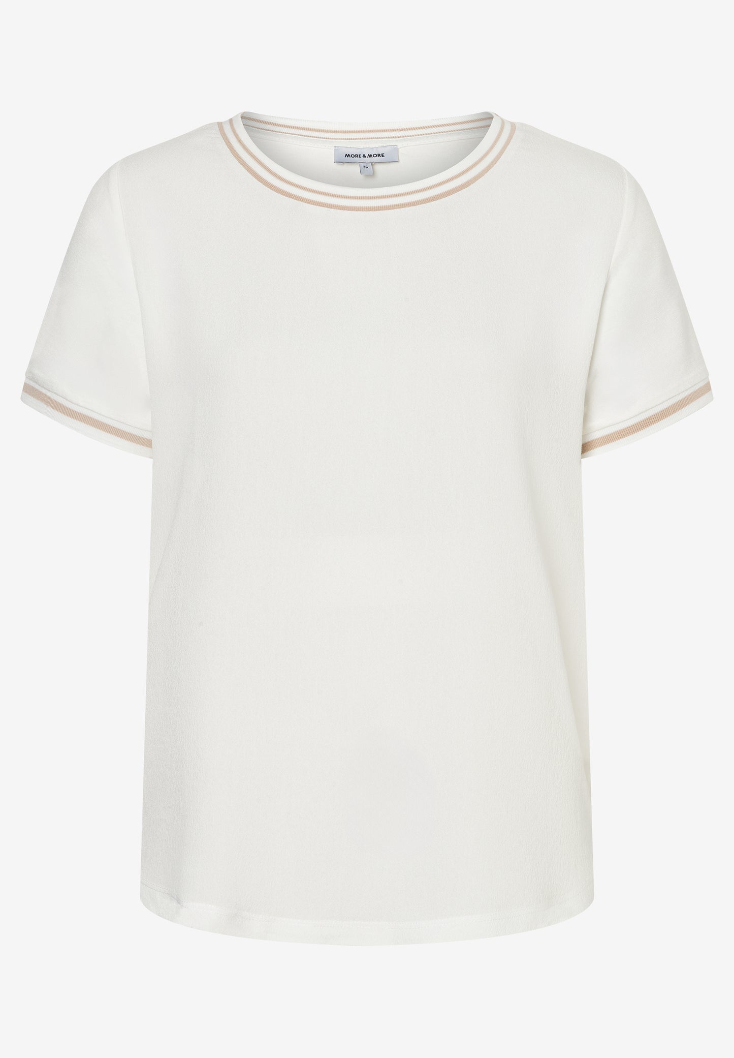 Blusenshirt mit Kontrastabschlüssen