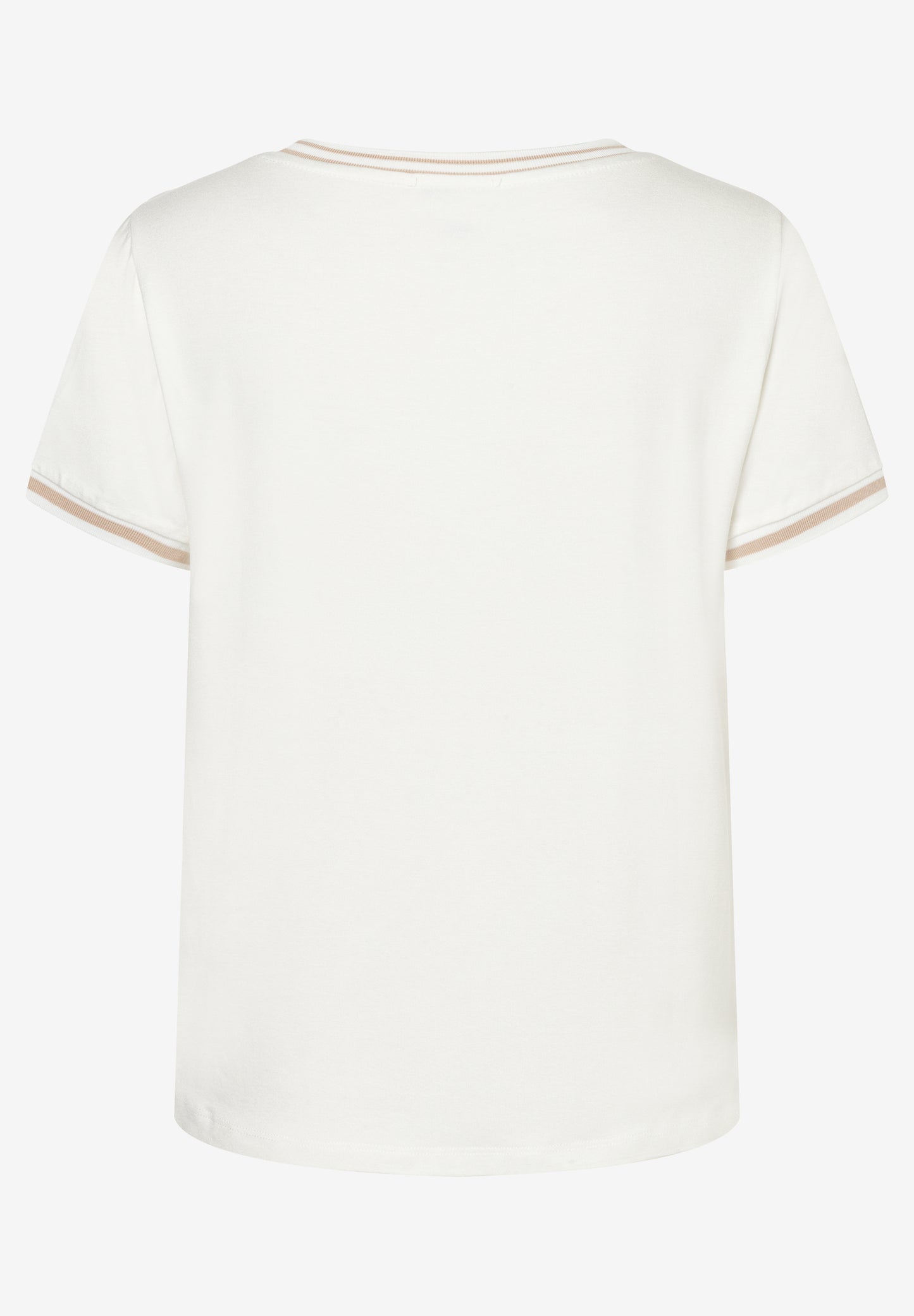 Blusenshirt mit Kontrastabschlüssen