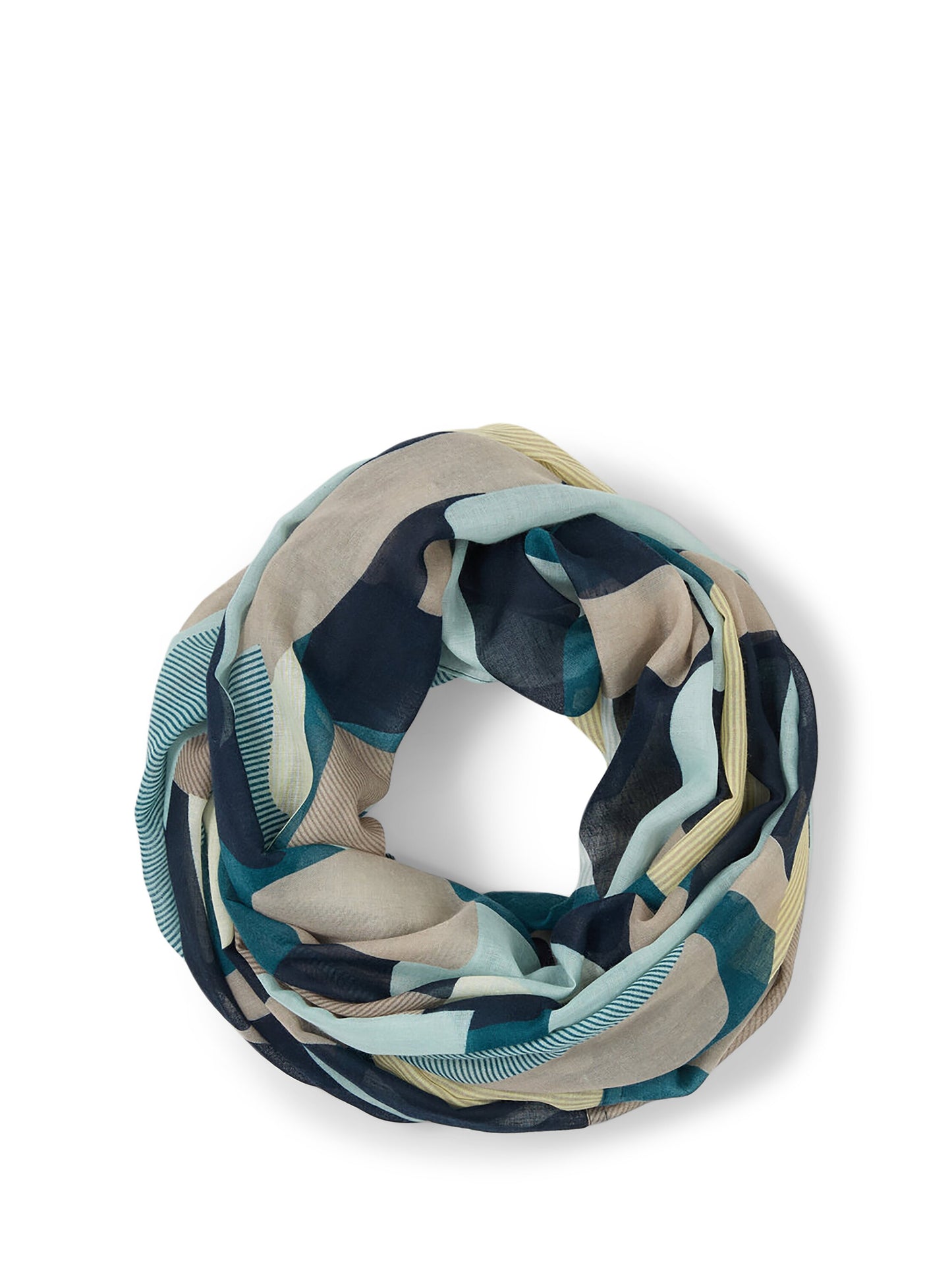 Loop-Schal mit Muster