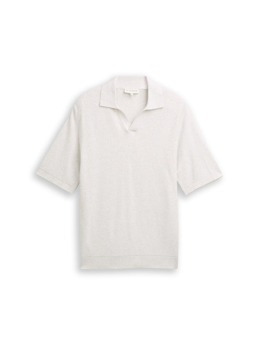 Strickpullover mit Polokragen