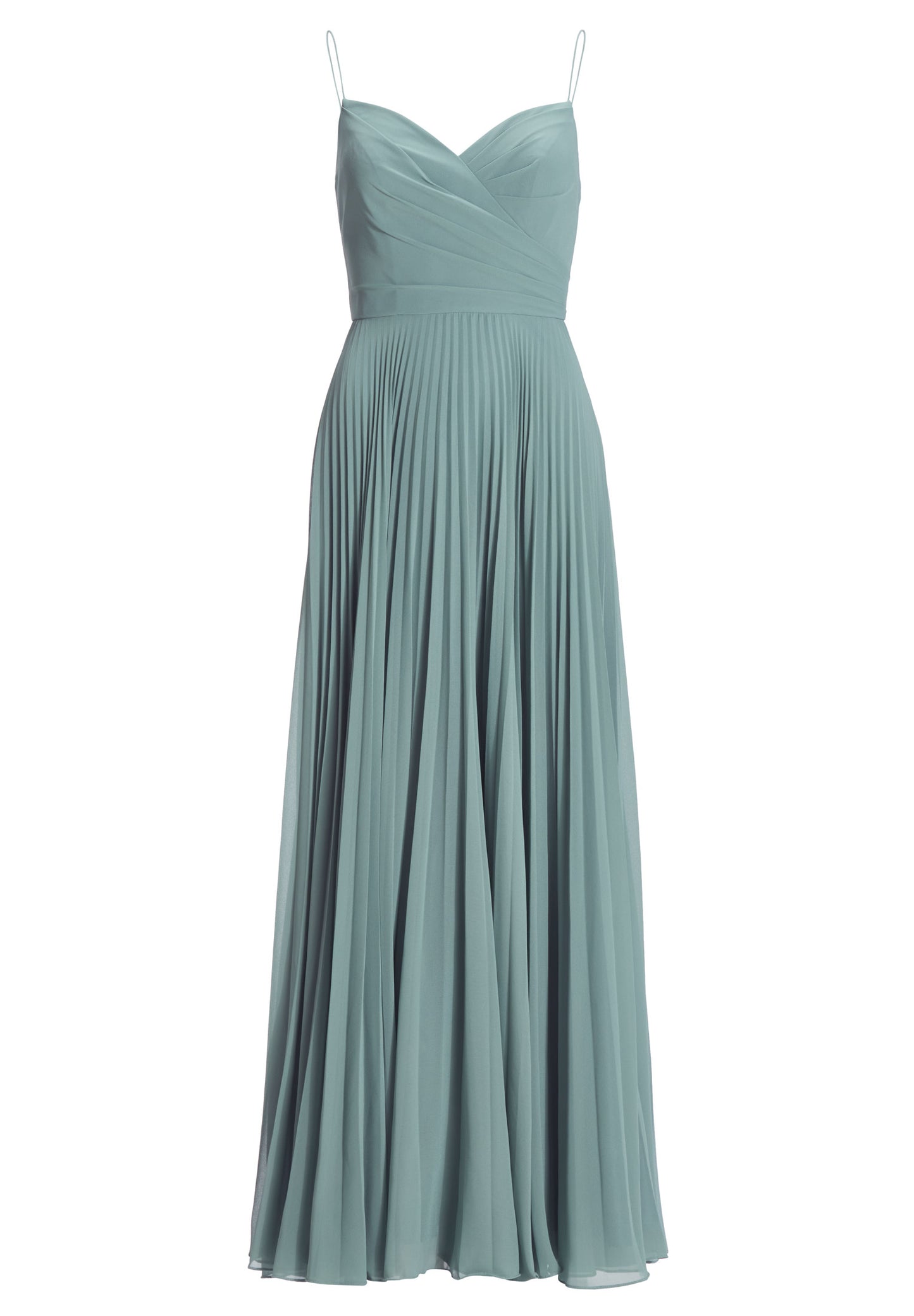 Chiffonkleid mit Plisseerock