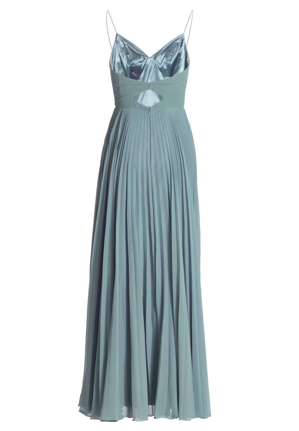 Chiffonkleid mit Plisseerock
