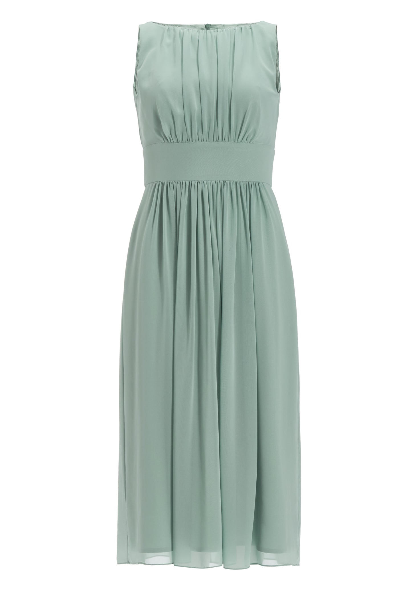 Chiffonkleid mit Taillenpasse