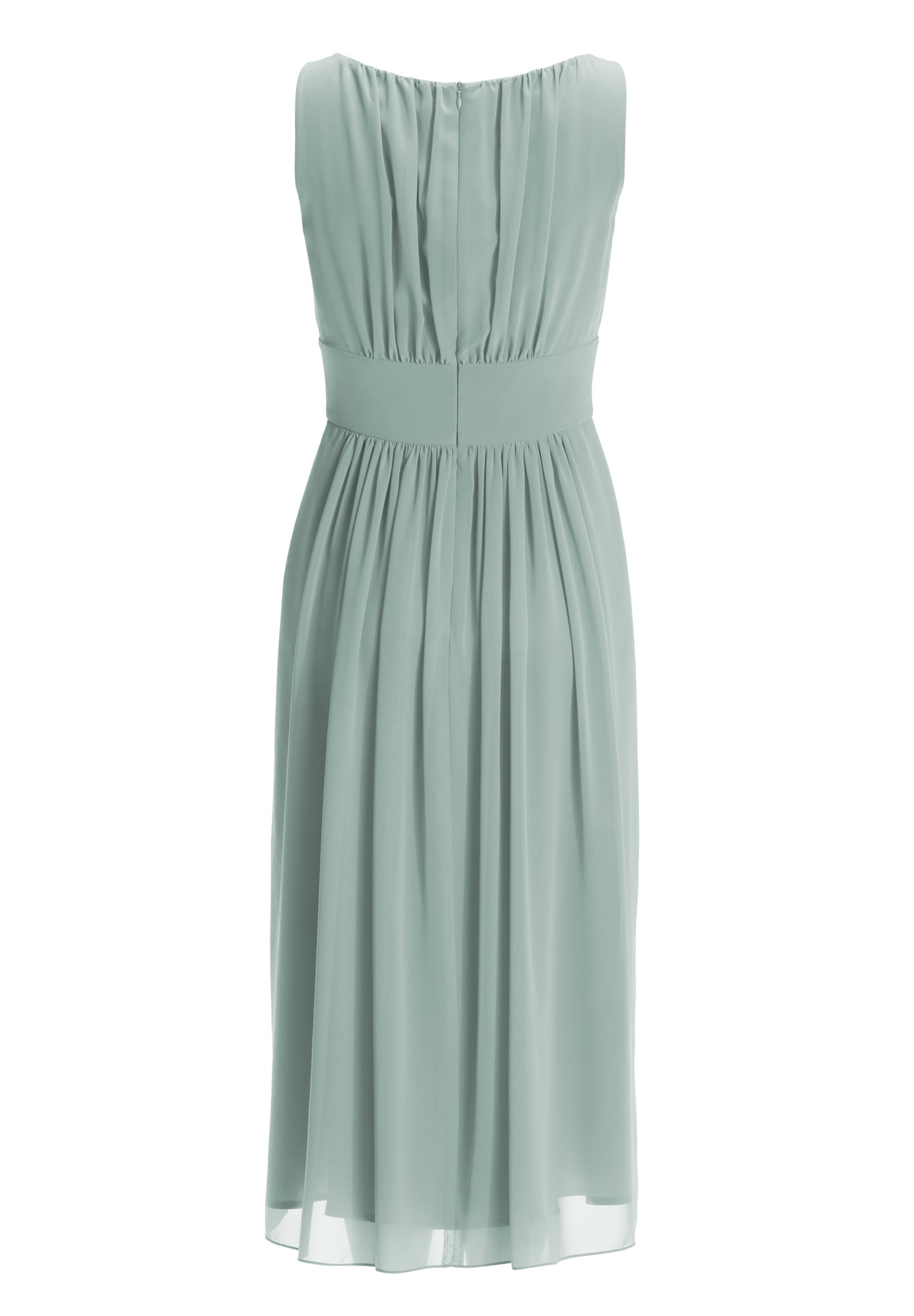 Chiffonkleid mit Taillenpasse