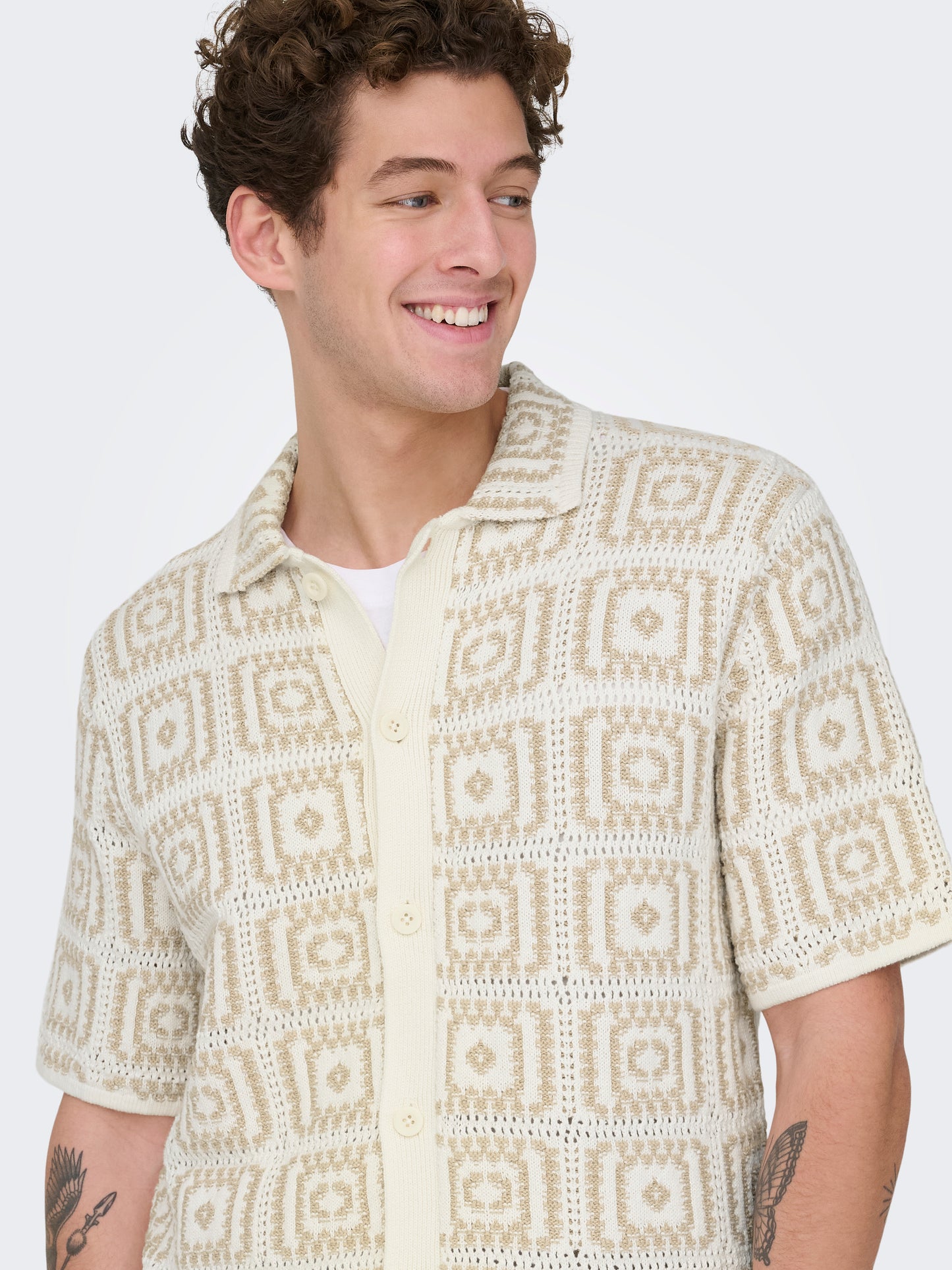 ONSBART RLX 5 SS SHIRT KNIT NOOS