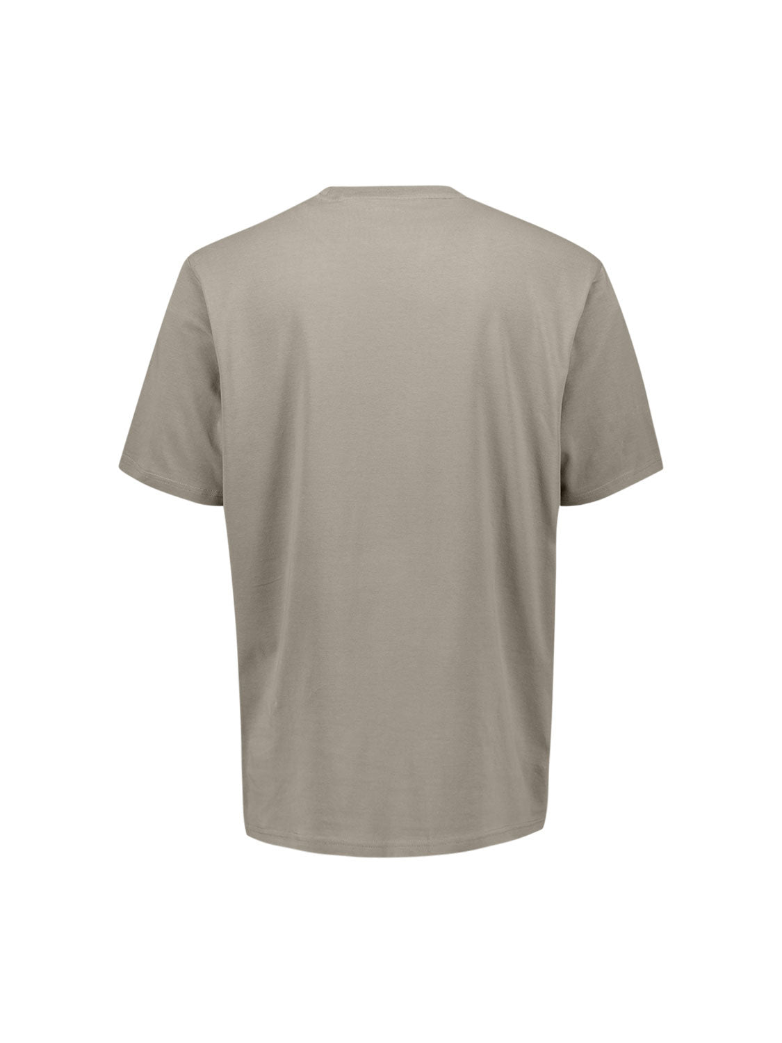 T-Shirt Crewneck Solid Basic Stretch