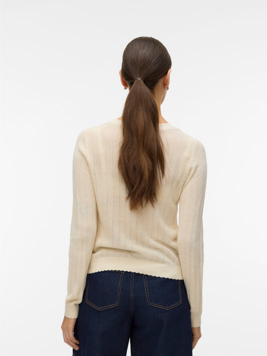 VMNEWLEX POINTELLE LS O-N CARDIGAN