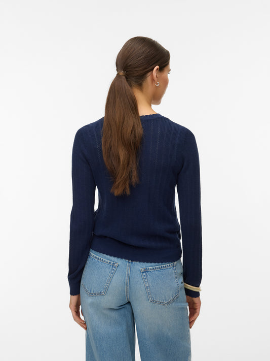 VMNEWLEX POINTELLE LS O-N CARDIGAN