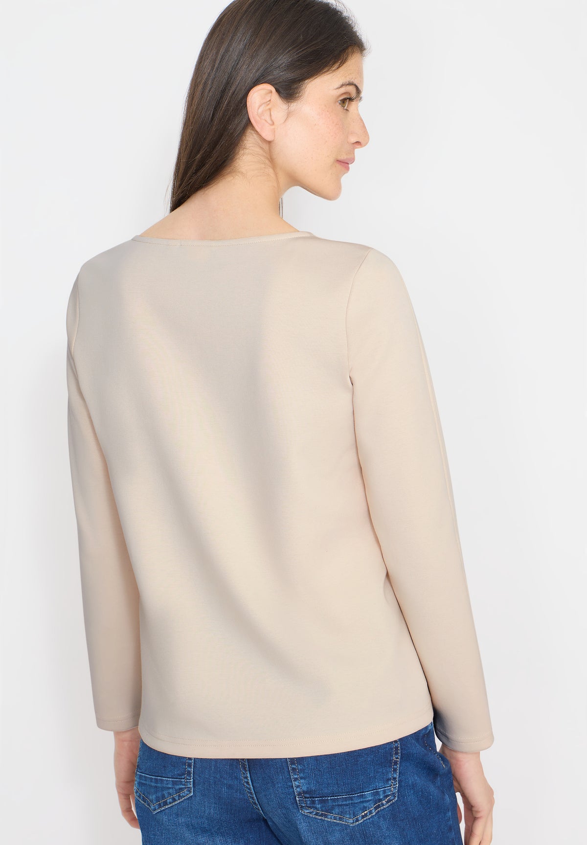 Silk-Touch Stickerei Shirt
