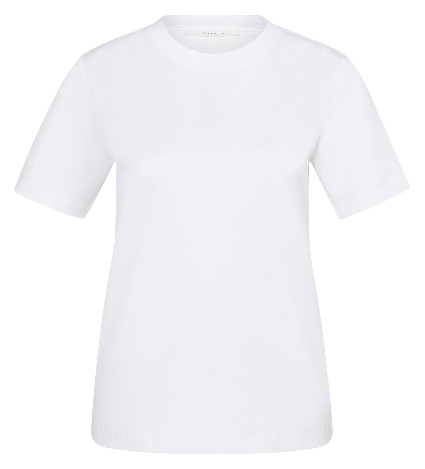 Round neck T-shirt, PURE WHITE