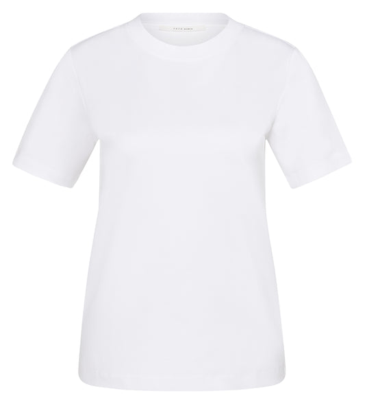 Round neck T-shirt, PURE WHITE
